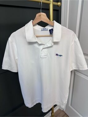 County Club White Men’s Polo Shirt Size M